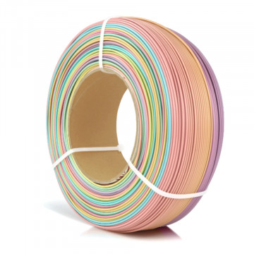 Rezerva de filament Rosa3D Refill PLA Rainbow Pastel 1kg - Filamente3D.ro