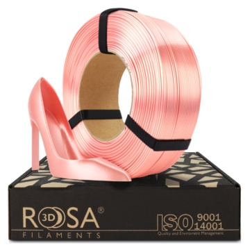 Filament 1.75 mm Rosa 3D ReFill PLA Silk Rose Gold (auriu) 1kg