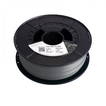 Filament 1.75 mm SmartFil PLA RECYCLED Dark Grey (gri) - RAL 7012 - 1kg