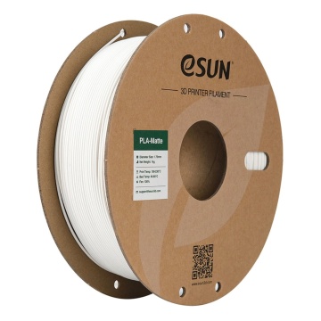 Filament 1.75mm eSun ePLA-Matte Milky White (alb) 1kg