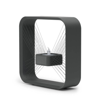 Suport de lumanare printat din filament Fiberlogy Matte PLA Graphite 850g - Filamente3D.ro