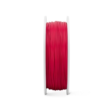 Lateral rola de filament Fiberlogy Matte PLA Red 850g - Filamente3D.ro