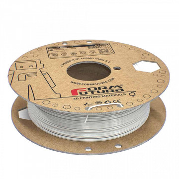 Filament 1.75mm FormFutura FlexiFil TPC 40D - White (alb) 500g