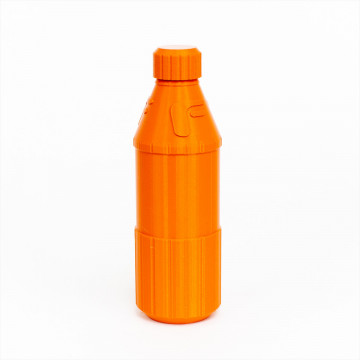 Sticla printata 3D din filament 1.75mm FormFutura ReForm rPET Orange (portocaliu) 1kg - Filamente3D.ro