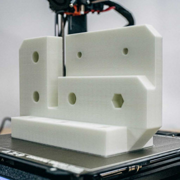 Piesa printata din filament 1.75mm FormFutura STYX PA6-GF30 - Natural (natural) 500g - Filamente3D.ro