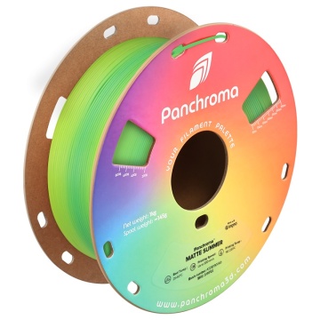 Filament 1.75mm Polymaker Panchroma PLA Matte Gradient Summer (Savannah Yellow-Arctic Teal) 1kg