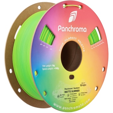 Rola verticala din filament Polymaker Panchroma PLA Gradient Matte Summer 1kg - Filamente3D.ro