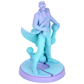 Om de stiinta Polyman printat din filament Polymaker Panchroma PLA Gradient Matte Winter 1kg - Filamente3D.ro