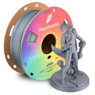 Rola si statueta Polyman printat din filament Polymaker Panchroma Satin Grey 1kg - Filamente3D.ro
