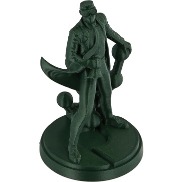 Statueta Polyman printata din filament 1.75 mm Polymaker PETG Dark Green 1kg - Filamente3D.ro