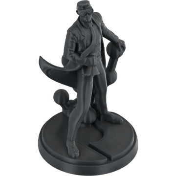 Statueta Polyman printata din filament 1.75 mm Polymaker PETG Dark Grey 1kg - Filamente3D.ro