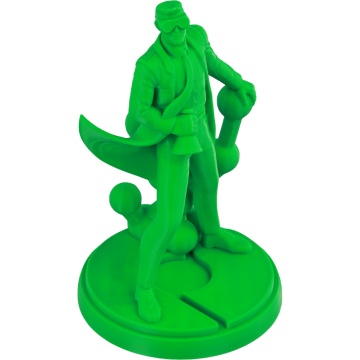 Statueta Polyman printata din filament 1.75 mm Polymaker PETG Green 1kg - Filamente3D.ro