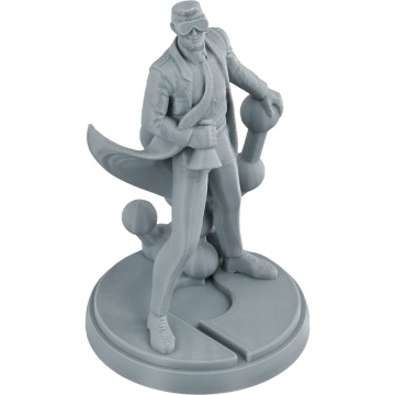 Statueta Polyman printata din filament 1.75 mm Polymaker PETG Grey 1kg - Filamente3D.ro