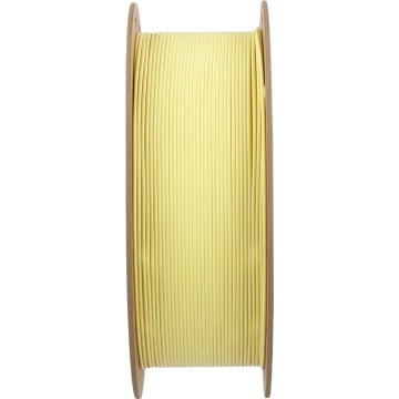 Vedere laterala rola de filament 1.75mm Polymaker PLA Pro - High Speed Tough PLA Light Yellow (galben) 1kg