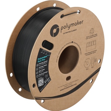 Filament 1.75mm Polymaker PLA Pro - High Speed Tough PLA Metallic Black (negru) 1kg