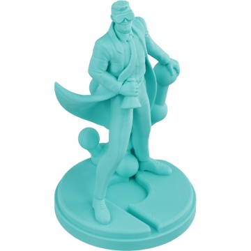 Statueta printata din filament 1.75mm Polymaker PLA Pro - High Speed Tough PLA Polymaker Teal (turcoaz) 1kg