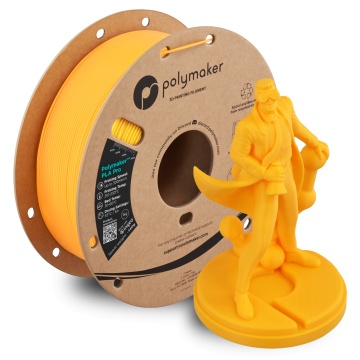 Rola si statueta printata din filament 1.75mm Polymaker PLA Pro - High Speed Tough PLA Yellow (galben) 1kg