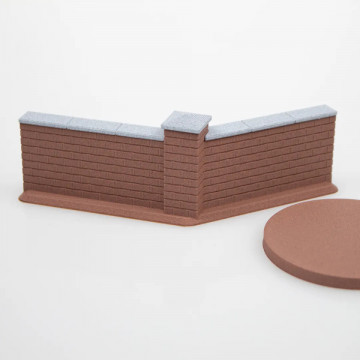 Perete de caramida printat din filament ColorFabb StoneFill Red Brick 700g - Filamente3D.ro