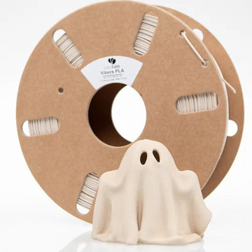 Rola si fantoma printata din filament ColorFabb Vibers PLA White 750g - Filamente3D.ro