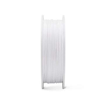 Lateral rola de filament Fiberlogy ABS White 750g - Filamente3D.ro