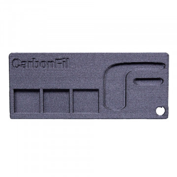 Paletar printat 3D din filament FormFutura CarbonFil - Black (compozit cu fibra de carbon, negru) 500g - Filamente3D.ro
