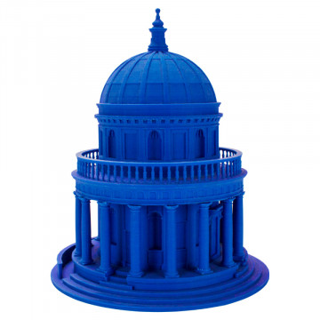 Macheta capitoliu printata 3D din filament FormFutura EasyFil HIPS - Dark Blue (albastru inchis) 750g - Filamente3D.ro