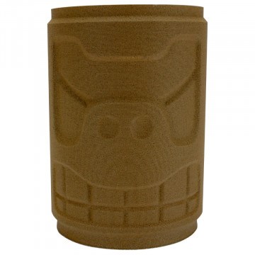 Vaza printata 3D din filament FormFutura EasyWood - Olive (maslin) 500g - Filamente3D.ro