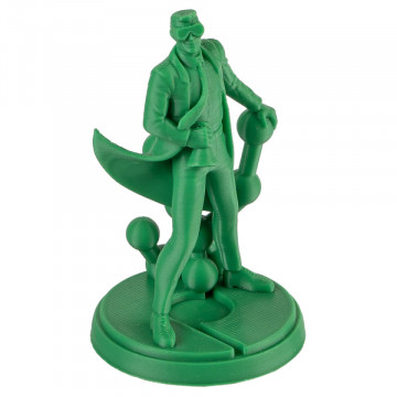 Statueta Polyman printata 3D din filament Polymaker PolyLite ABS Green (verde)1kg - Filamente3D.ro