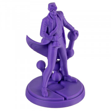 Statueta Polyman printata 3D din filament Polymaker PolyLite ABS Purple (violet)1kg - Filamente3D.ro