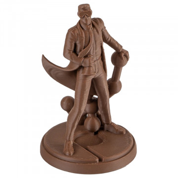 Statueta Polyman printata din filament Polymaker PolyLite ASA Army Brown 1kg - Filamente3D.ro