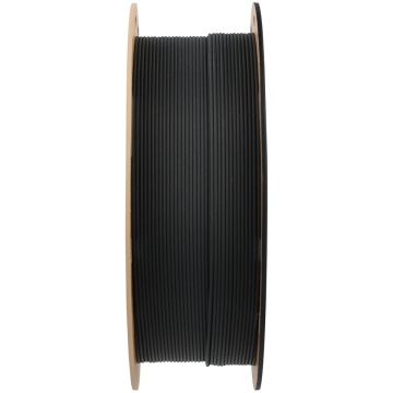 Filament 1.75mm Polymaker Fiberon PA6-CF20 Black (negru) 500g - vedere laterala - Filamente3D.ro