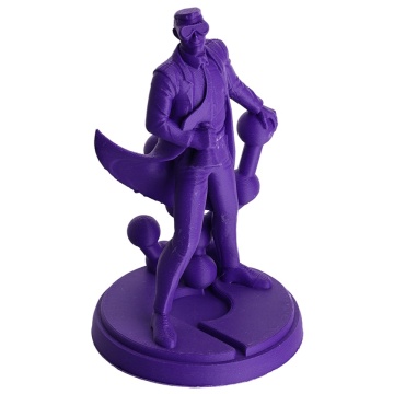 Omul de stiinta Polymaker printat in filamentul Panchroma Matte PLA Electric Indigo - Filamente3D.ro