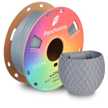 Bol printat din filamentul Panchroma Matte PLA Fossil Grey 1kg si rola de filament - Filamente3D.ro