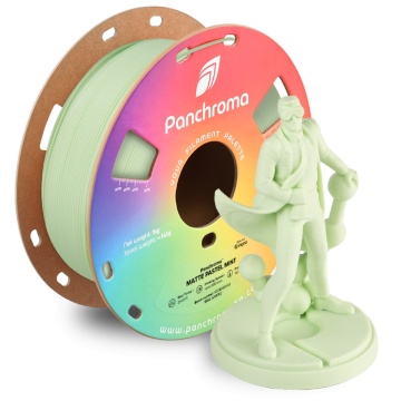 Statueta Polyman printata 3D din filament Polymaker Panchroma PLA Matte Pastel Mint (verde deschis)1kg si rola - Filamente3D.ro