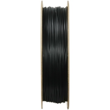 Vedere laterala rola filament Polymaker PolyFlex TPU-95A Black 750g - Filamente3D.ro