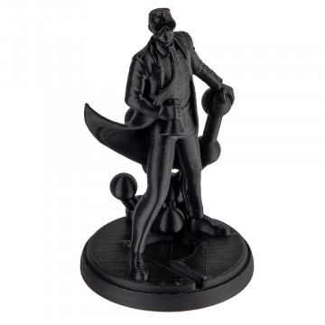 Statueta Polyman printata 3D din filament Polymaker PolyLite PLA PRO Black (negru)1kg - Filamente3D.ro