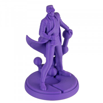 Statueta Polyman printata 3D din filament Polymaker PolyLite PLA PRO Purple (violet)1kg - Filamente3D.ro