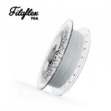 Filament Recreus FilaFlex 70A Clear (transparent) 500g si text - Filamente3D.ro