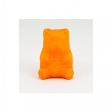 Ursulet printat 3D din filament Recreus FilaFlex Original 82A Orange (portocaliu) 500g - Filamente3D.ro