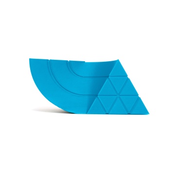 Mostra printata 3D din filament Smart Materials 3D SmartFil PLA Sapphire (albastru) - RAL 5015 - 1kg - Filamente3D.ro
