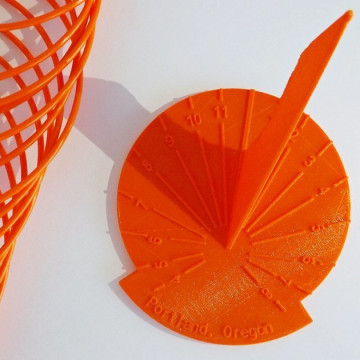 Jucarie printata 3D din filament Smart Materials 3D SmartFil PLA Sunset (portocaliu) - RAL 2017 - 1kg - Filamente3D.ro