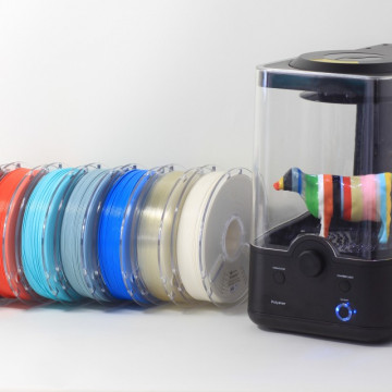 Echipament Polymaker Polysher si role de Polysmooth de diverse culori - Filamente3D.ro