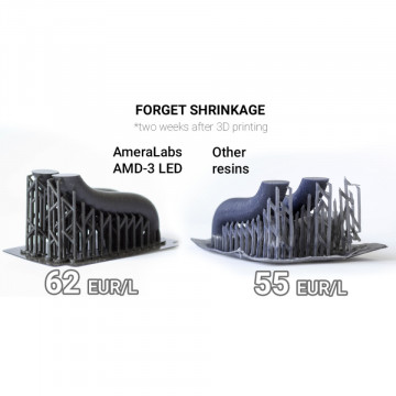 Comparatie piese printate din rasina AmeraLabs AMD-3 Black si alte rasini - Filamente3D.ro