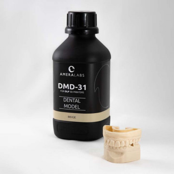 Sticla si alt mulaj dentar printat din rasina AmeraLabs DMD-31 Beige - A2 - Filamente3D.ro