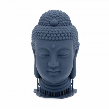 Miniatura cap Buddha printata din rasina SIRAYA TECH Fast ABS-Like - Navy Grey (gri) 1kg - Filamente3D.ro