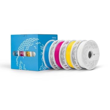 Ambalaj si role filamente Fiberlogy Easy PLA CMYK 4 x 500g - Filamente3D.ro