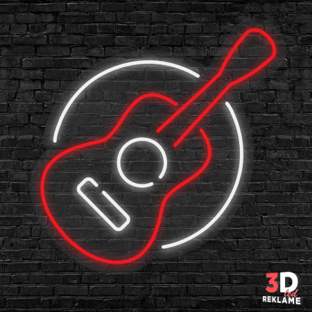 Neon flexn f18 Gitara 45x45cm