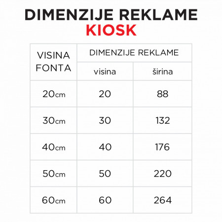 Svetleća reklama KIOSK - Img 2