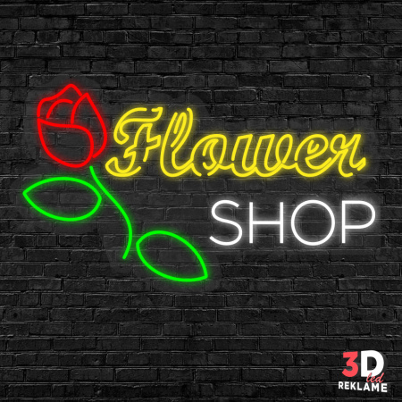 Neon flex nf10 Flower shop 70x42cm