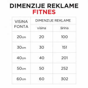 Svetleća reklama FITNES - Img 2